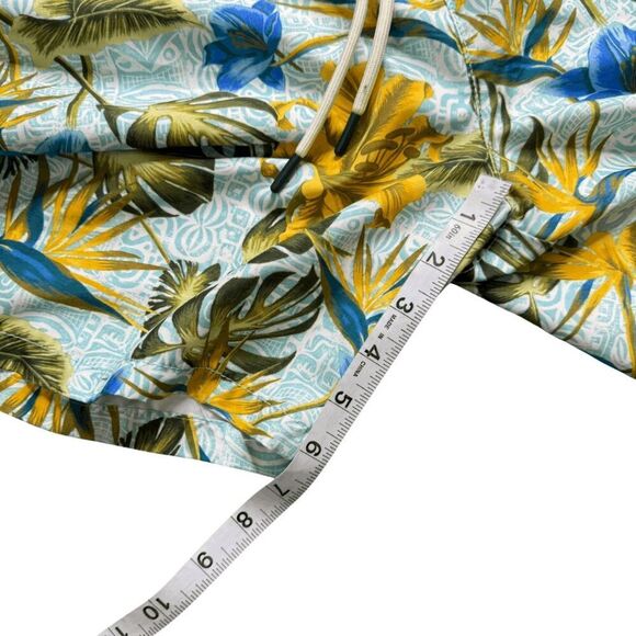 Tommy Bahama Mens Naples Tiki Tropics 6-Inch Swim Trunks Shorts Blue Size Large - Picture 9 of 10
